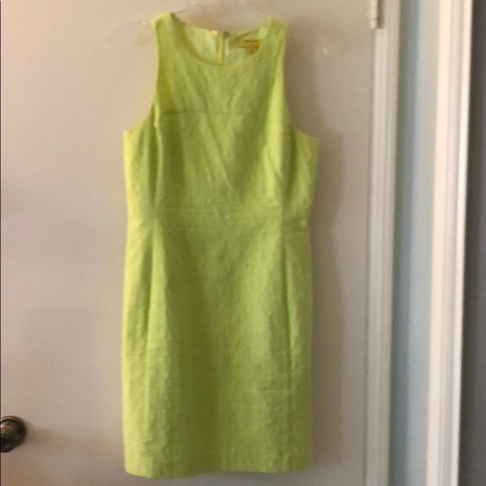 Milly Collection Yellow Shift Dress